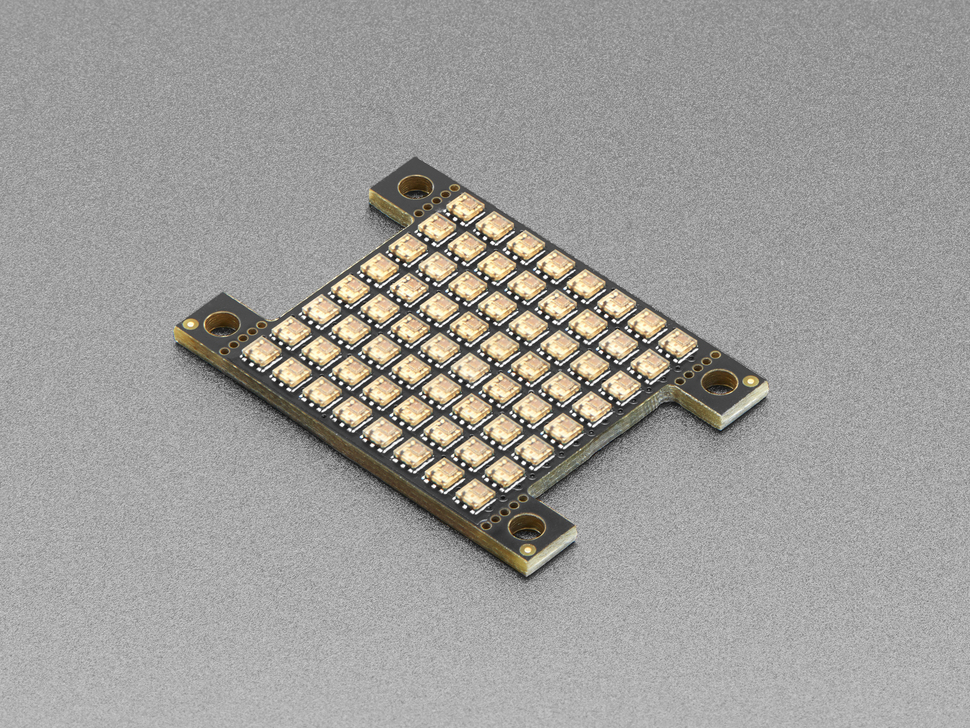 Adafruit DotStar High Density 8x8 Grid - 64 RGB LED Pixel Matrix