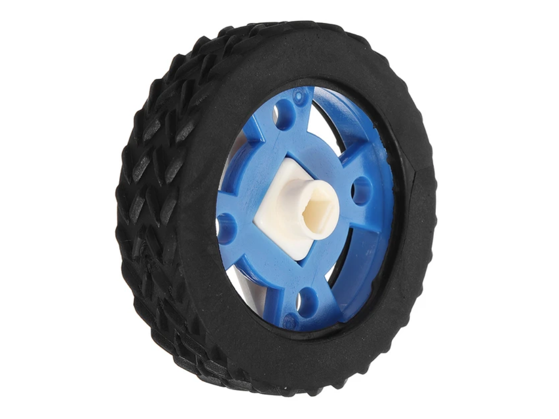 47mm Rubberen Wiel - Blauw