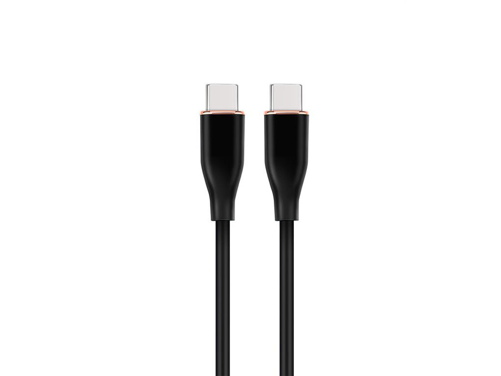 USB-C to USB-C cable - 1,5 meter - Zwart