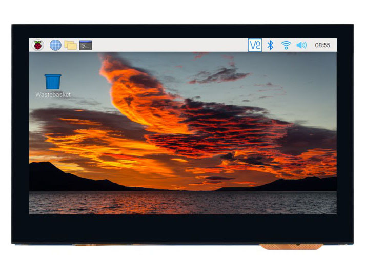 4.3 inch QLED DSI Touch Display voor Raspberry Pi - 800x480