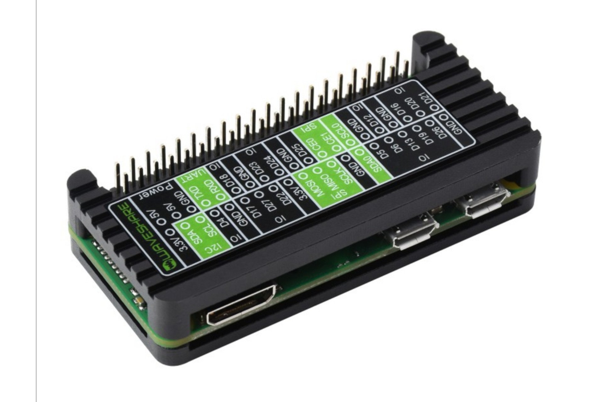 Aluminium behuizing voor RPi Zero