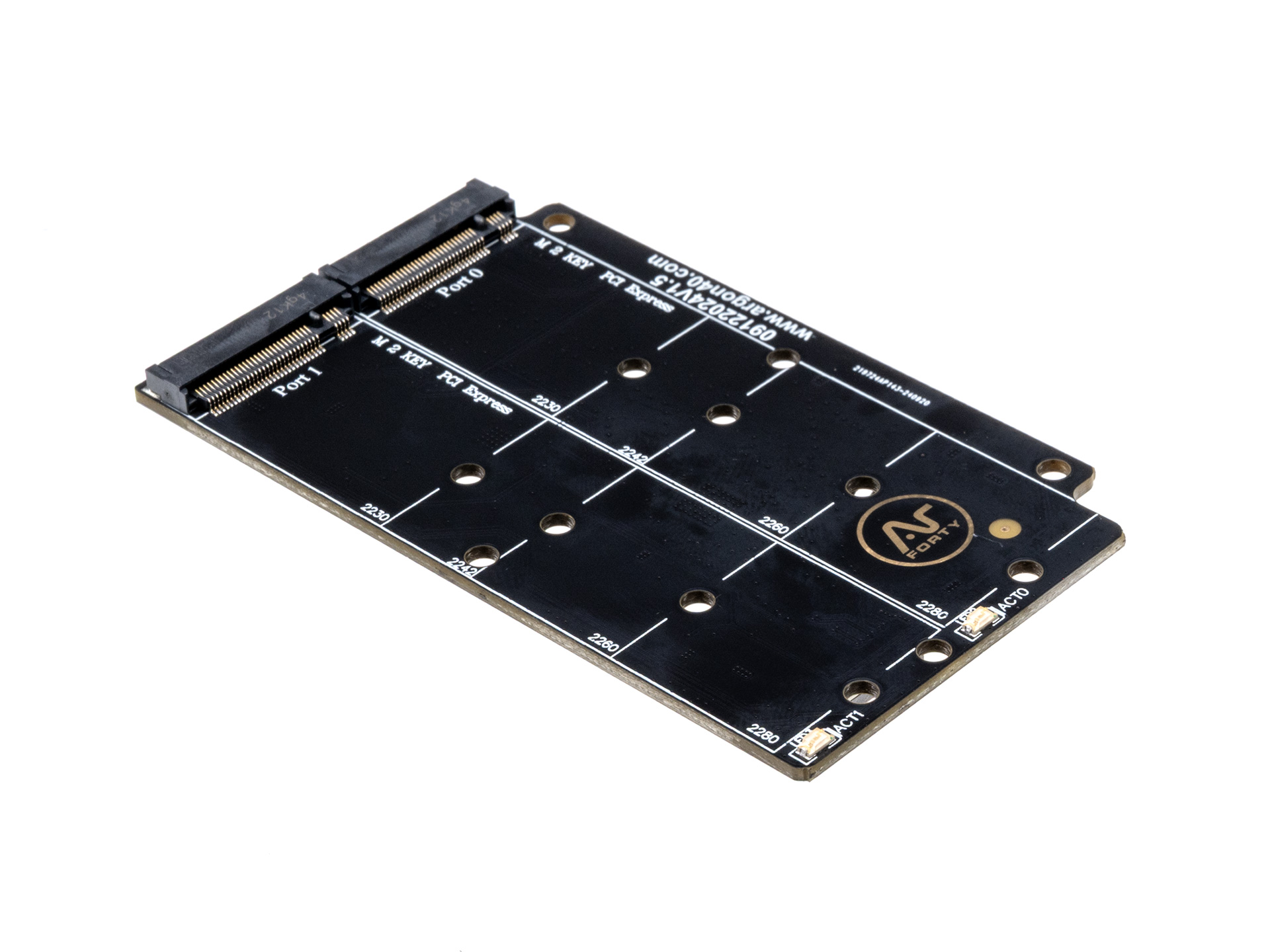 Argon ONE V5 M.2 Dual NVMe PCIe Expansion Board