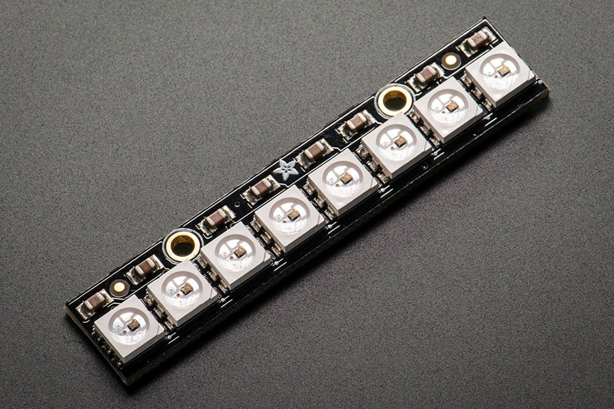 NeoPixel Stick - 8x 5050 RGB LED met geïntegreerde drivers