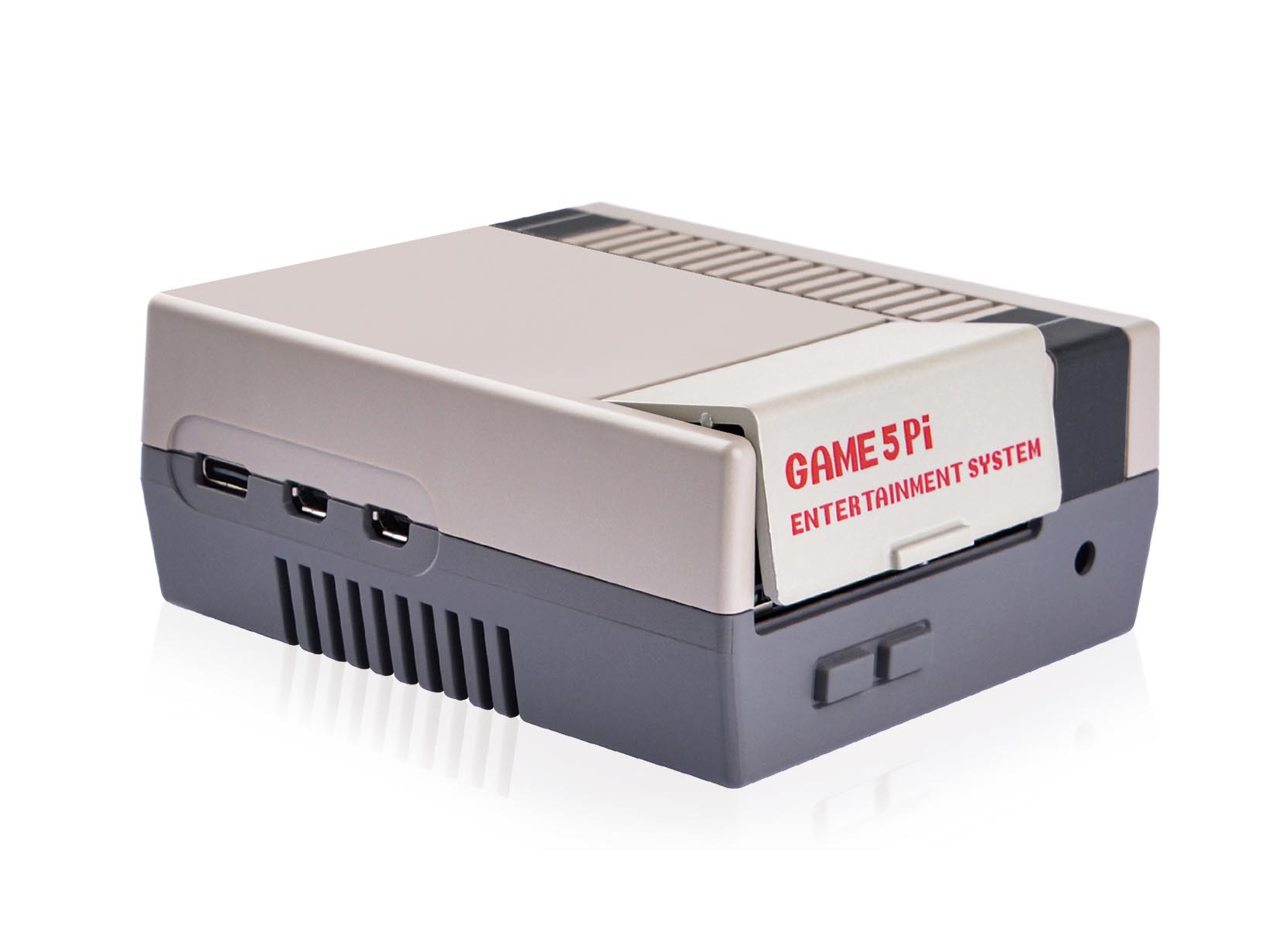 GAME5PI RPi5 behuizing met M.2 NVME PCIe board en koeler