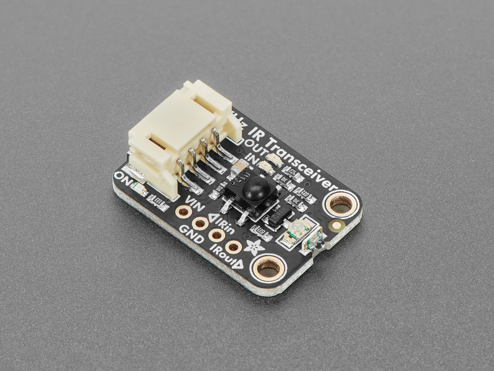 Adafruit Infrared IR Remote Transceiver - STEMMA JST PH 2mm - 940nm Emitter + 38KHz Receiver