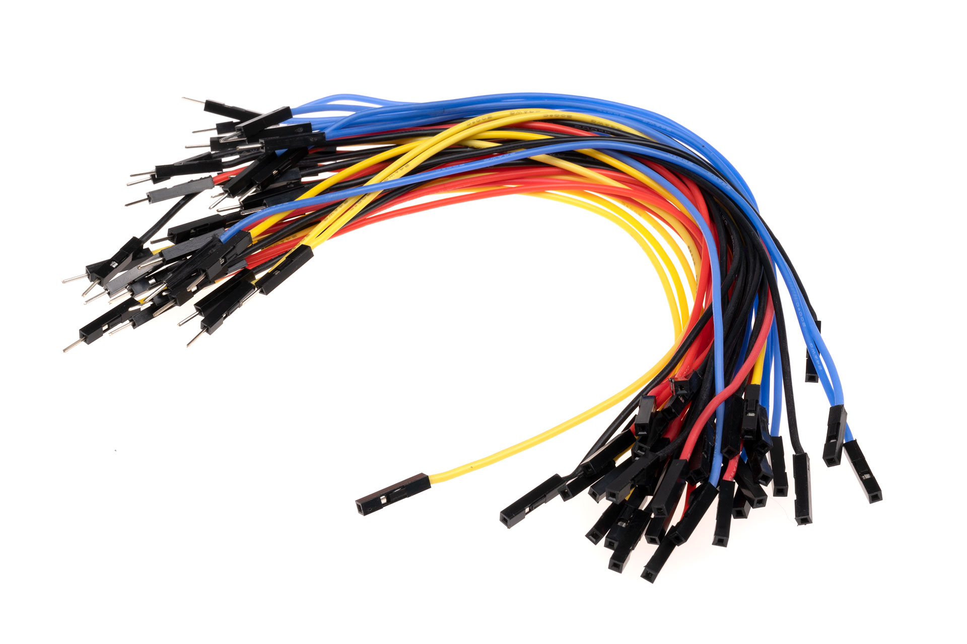 Siliconen Jumperwires - 40-pack - M/F - 20cm
