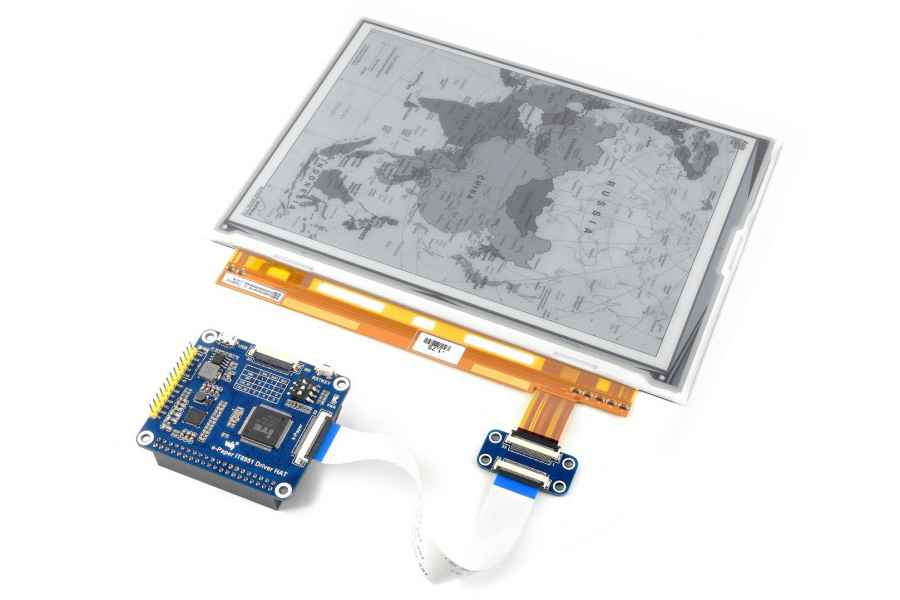 9.7inch E-Ink display HAT for Raspberry Pi - 1200x825