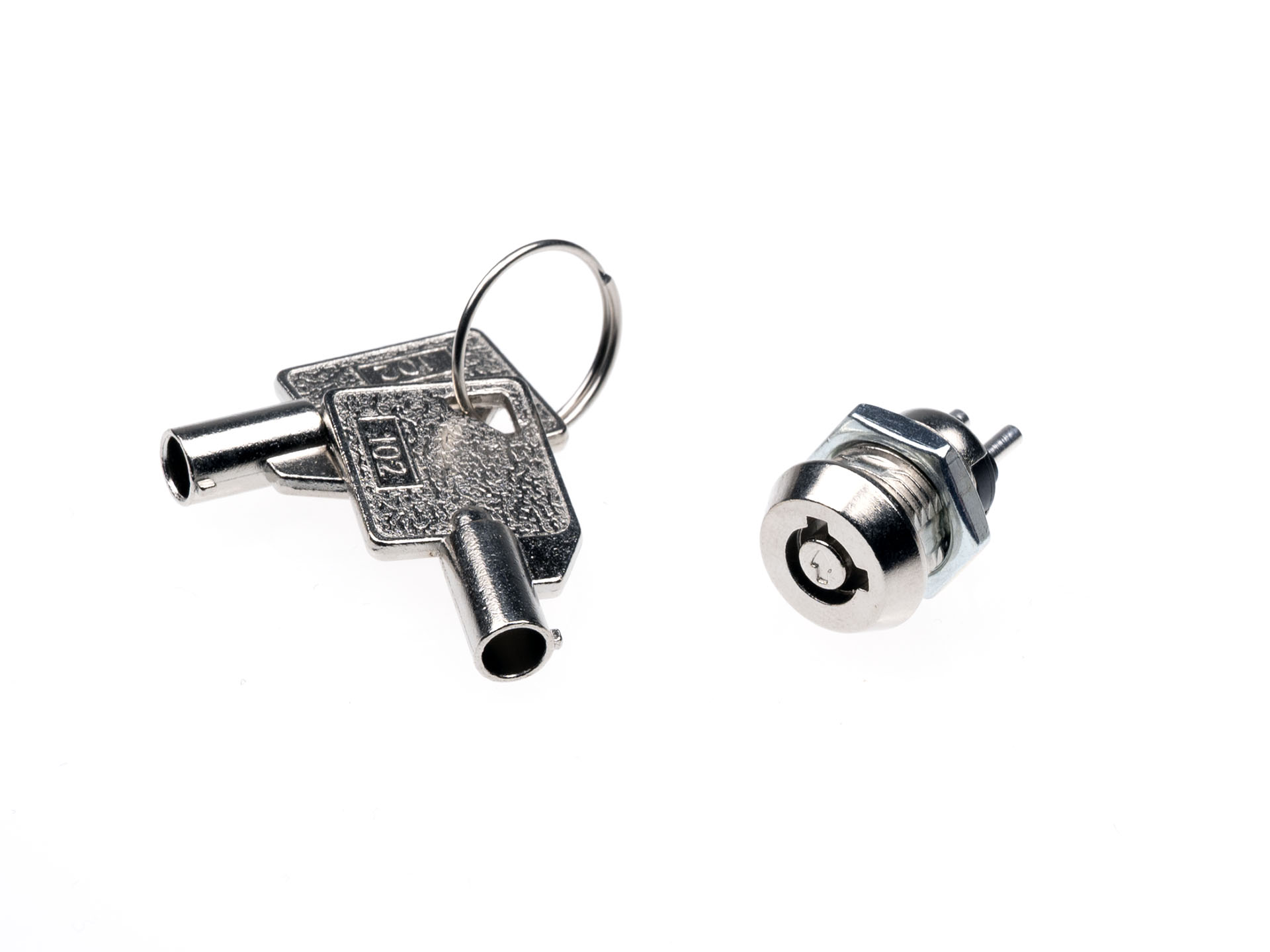 Sleutelschakelaar - 1P ON/OFF (SPST) -12mm
