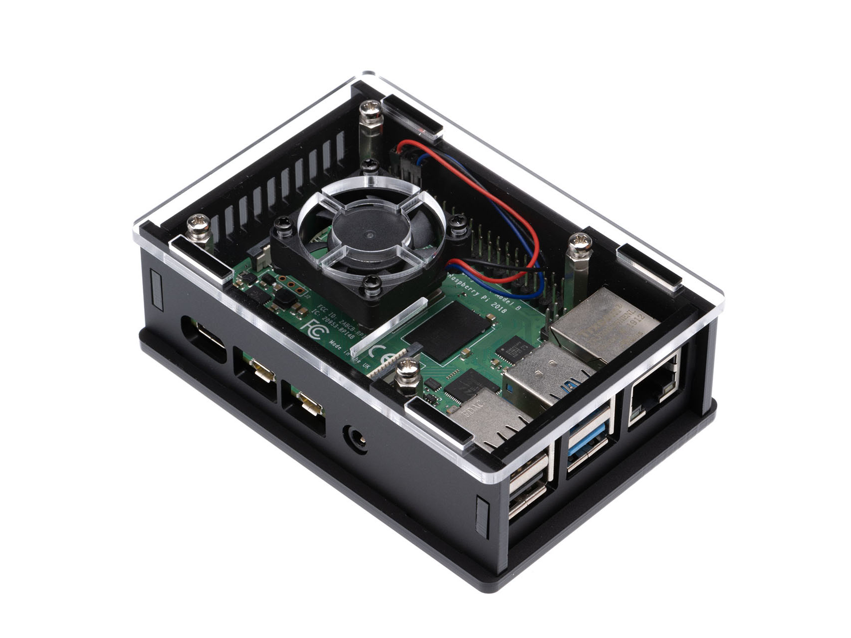 Unity V2 behuizing voor RPi 4