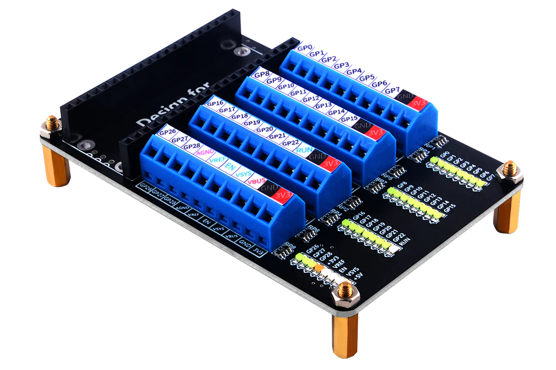 Terminal expansion board voor Raspberry Pi Pico