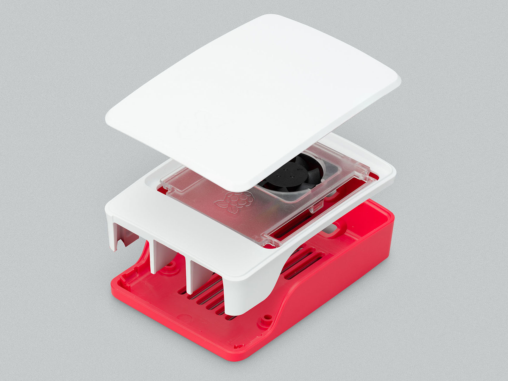 Raspberry Pi Behuizing voor Pi 5 - Rood/Wit