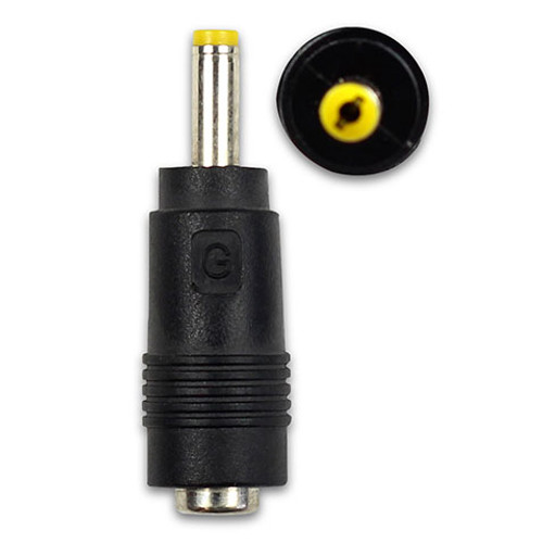 Male 4.0x1.7 naar female 5.5x2.1/2.5 adapterplug
