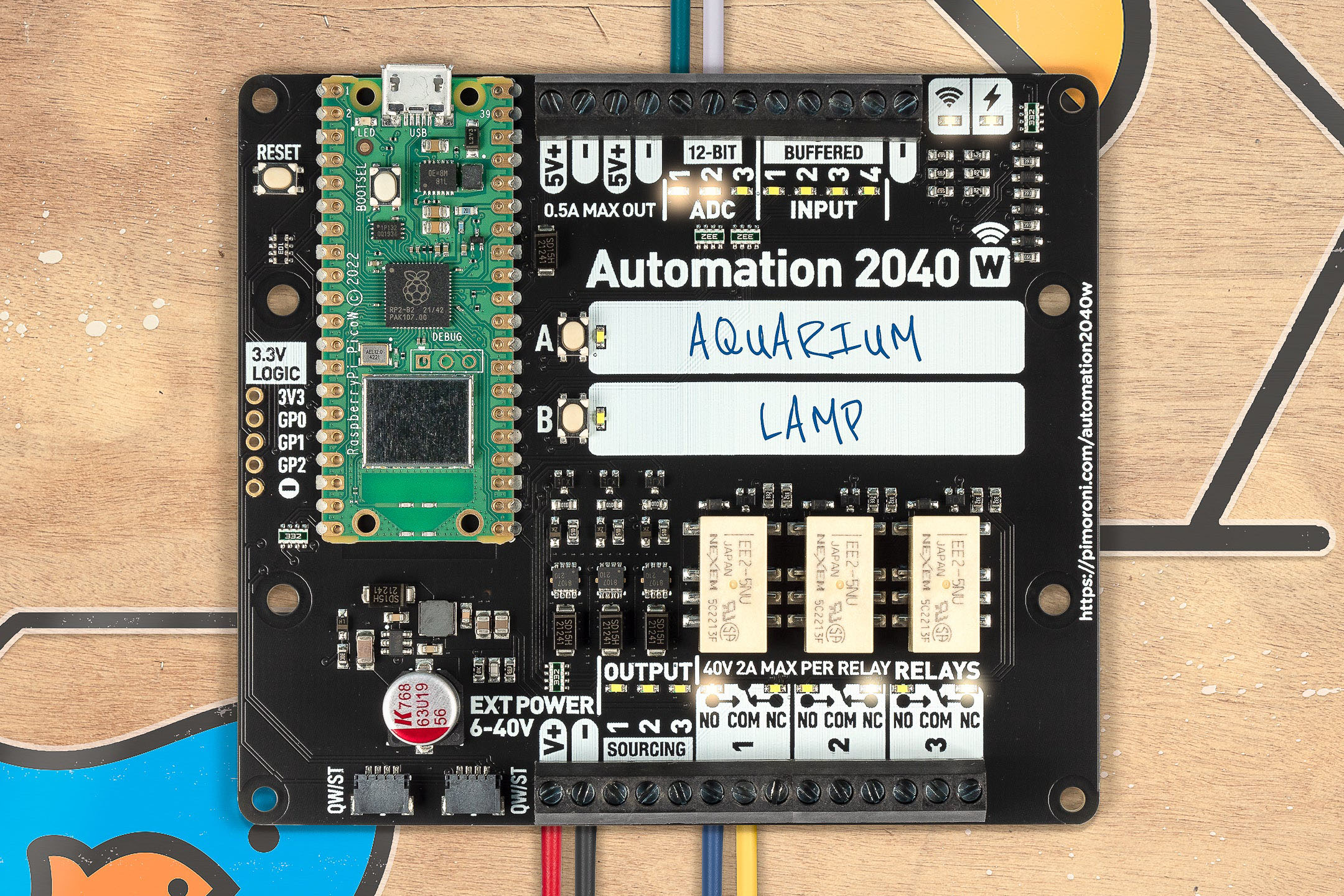 Automation 2040 W (Pico W Aboard)