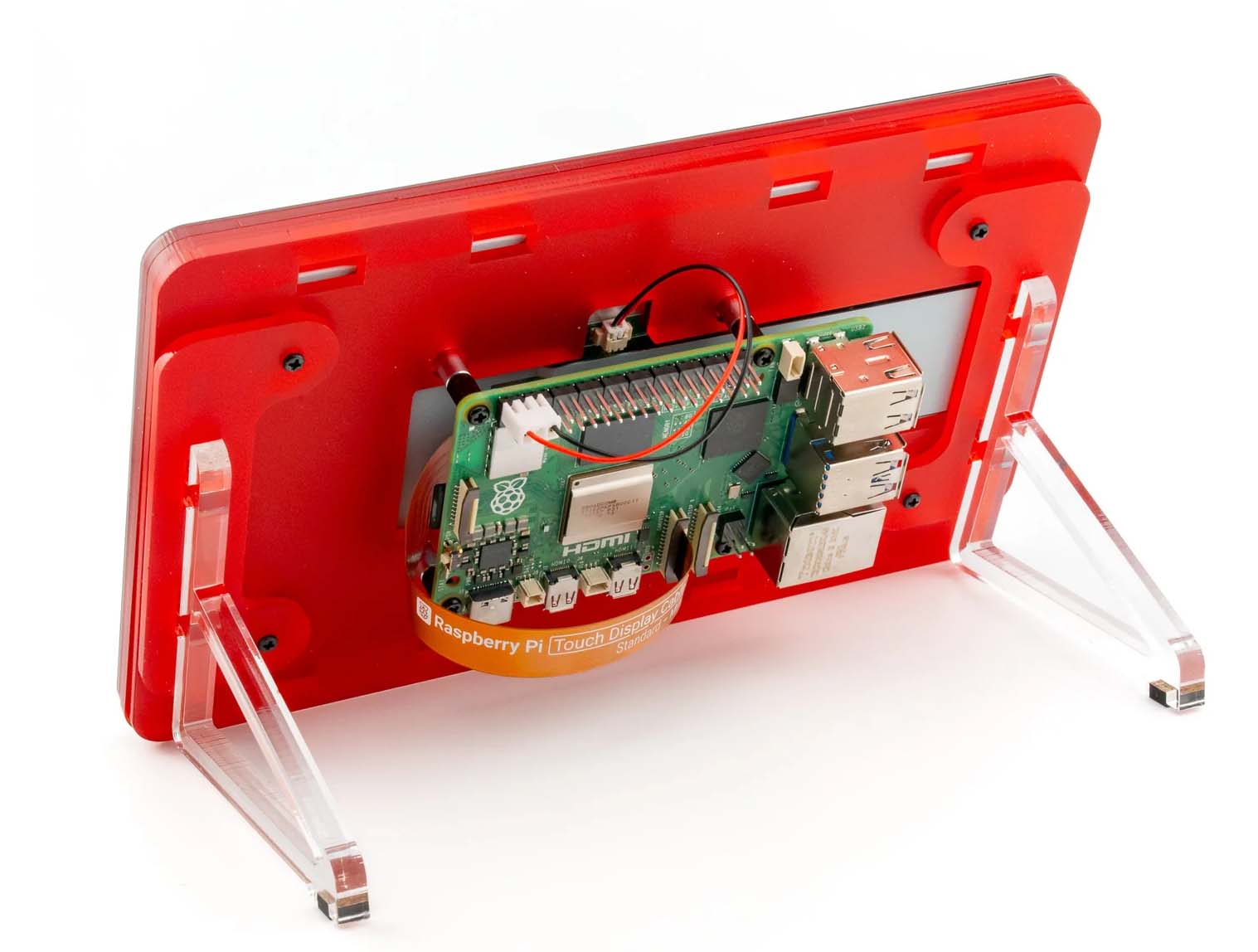 Pibow Standaard voor RPi Touch Display 2 - Coupé