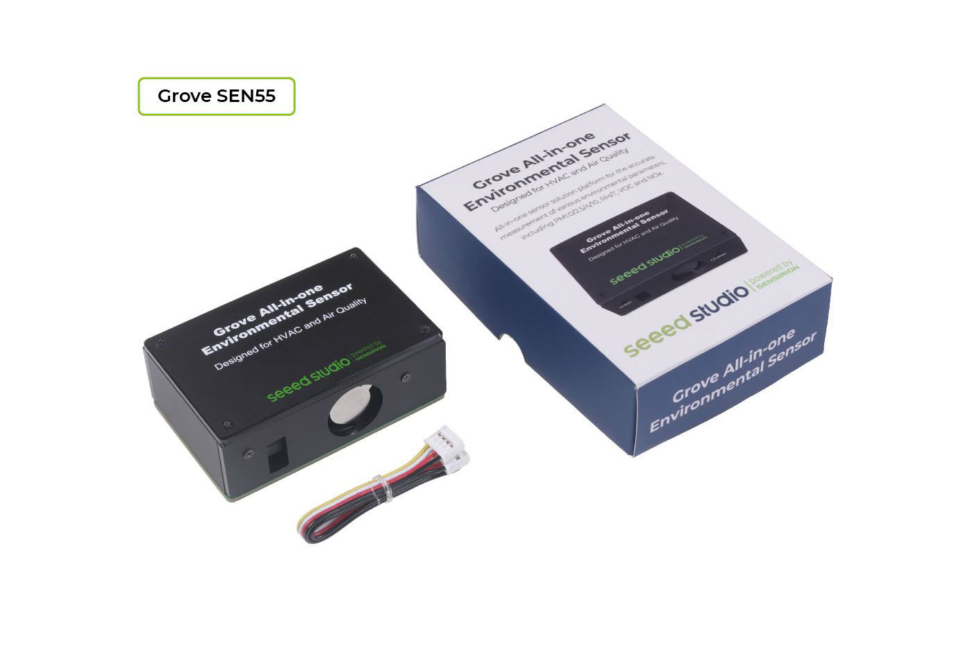 Grove - SEN55 All-in-one environmental sensor - NOx, VOC, RH, Temp, PM1.0/2.5/4/10