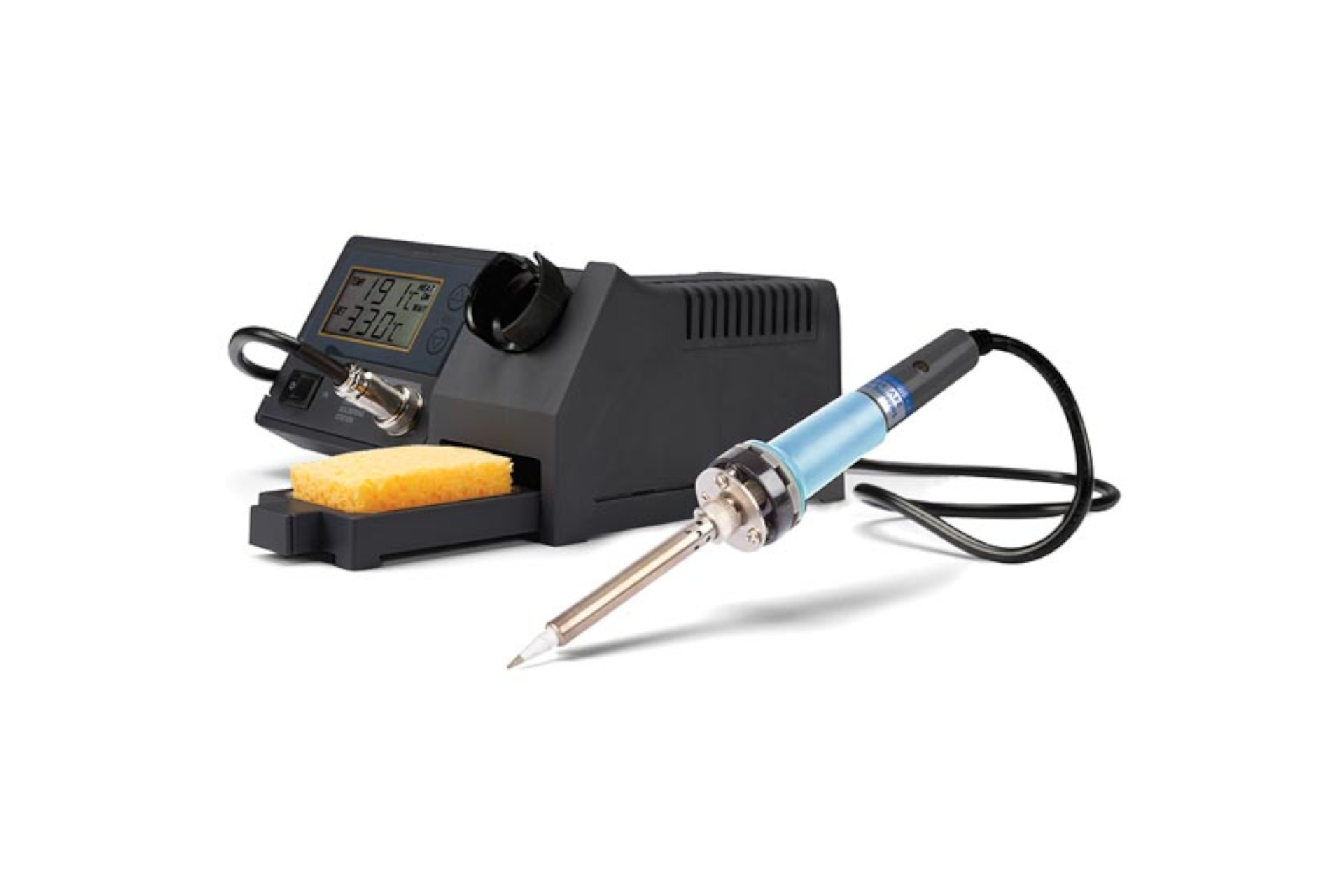 Soldeerstation met LCD & Keramisch Verwarmingselement - 48W
