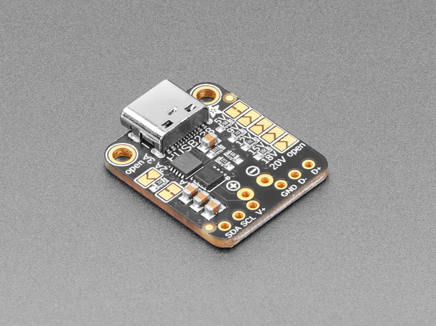 Adafruit USB Type C Power Delivery Dummy Breakout - I2C of Fixed - HUSB238