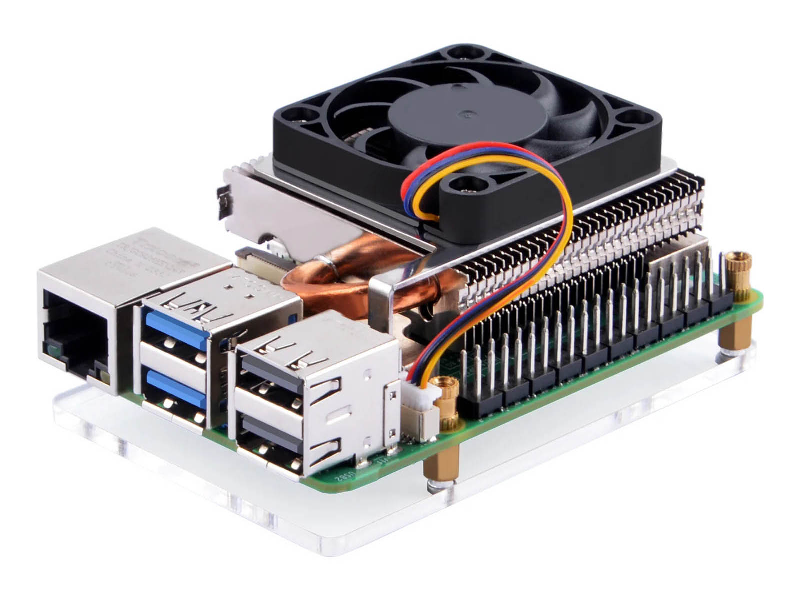Ultra Thin ICE Tower Cooler for Raspberry Pi 5