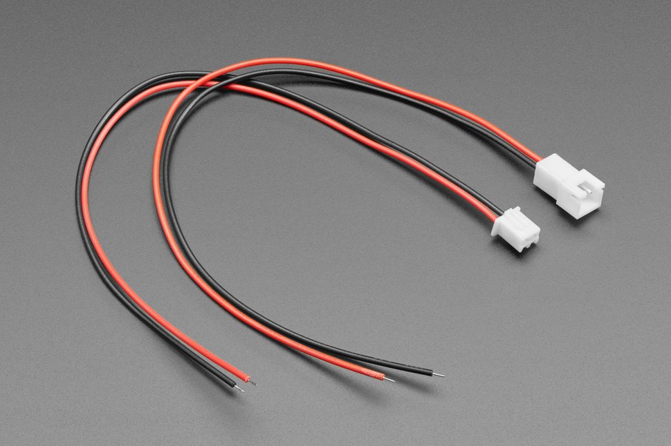 2.5mm Pitch 2-Pin Kabelset - JST XH Compatibel