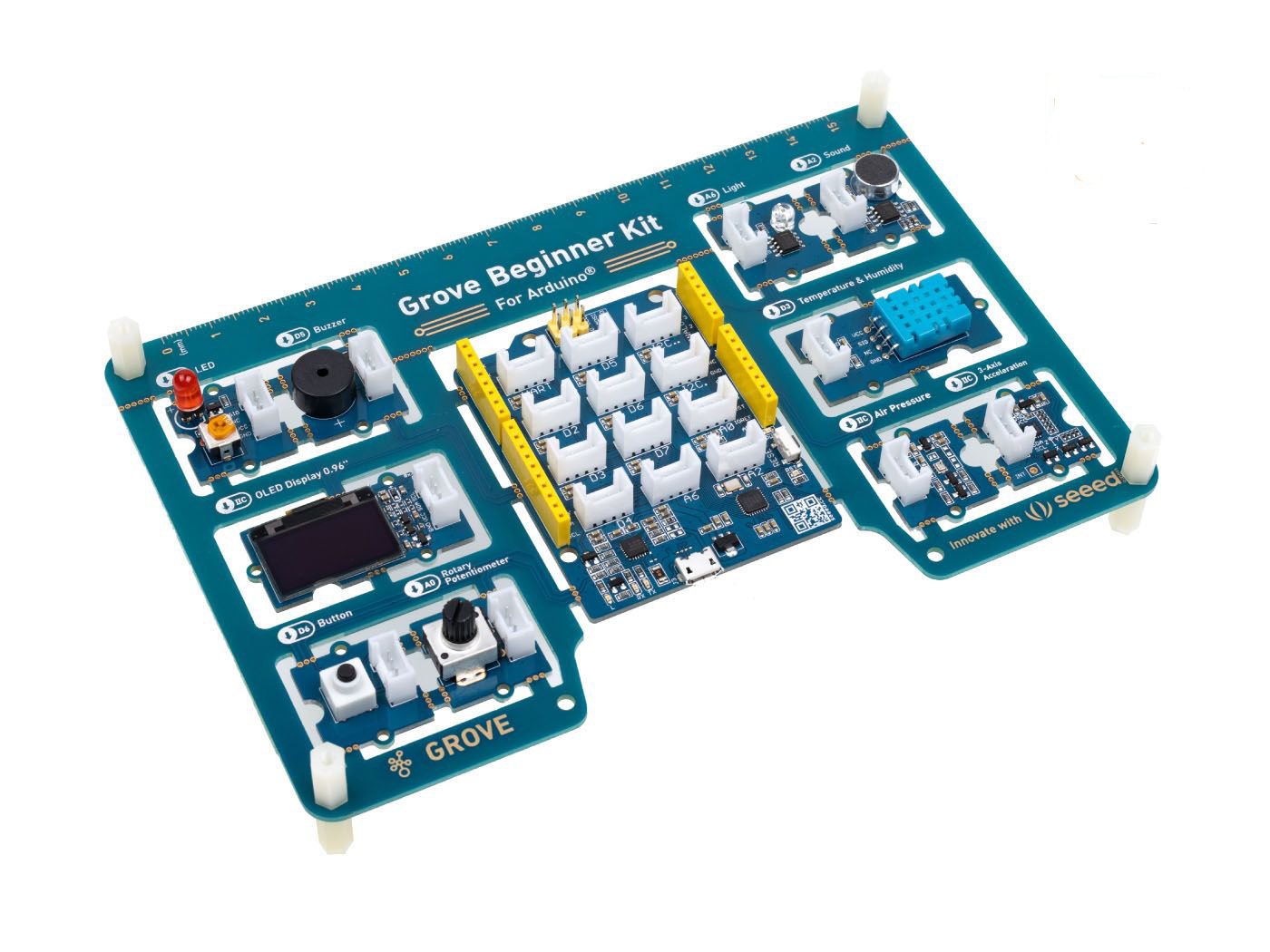 Grove Beginner Kit for Arduino - All-in-one Arduino Compatible Board