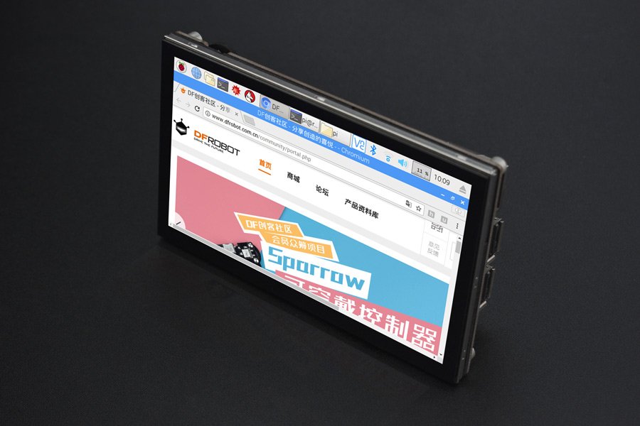 5" 800x480 TFT Raspberry Pi DSI Touchscreen