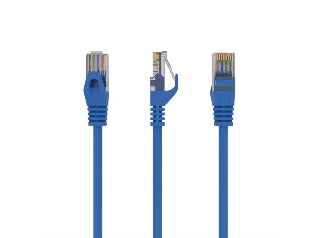 CAT6 netwerkkabel - Blauw - 25cm