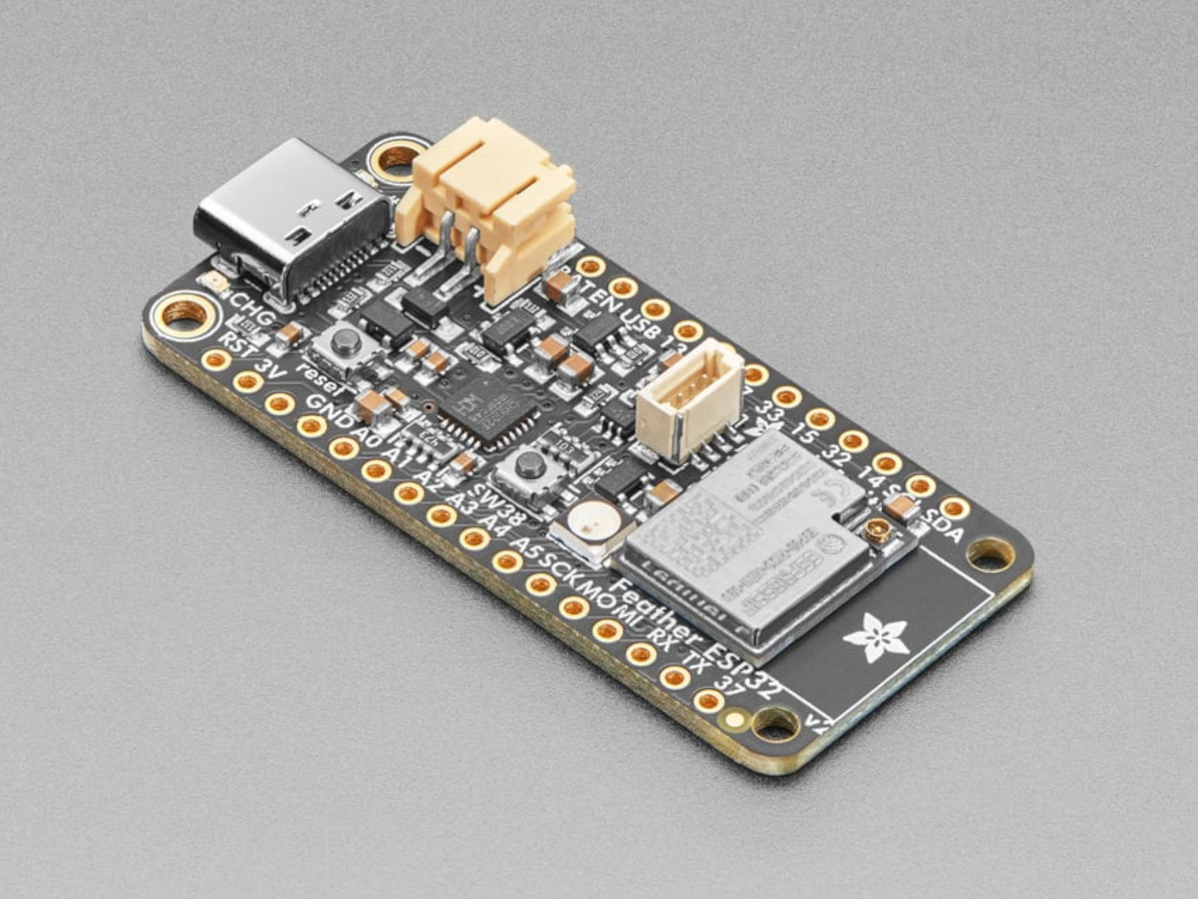 Adafruit ESP32 Feather V2 w.FL Antenna - 8MB Flash + 2 MB PSRAM - STEMMA QT