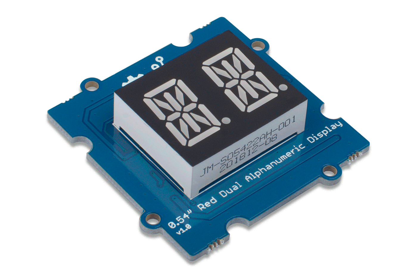 Grove - 0.54" Red Dual Alphanumeric Display