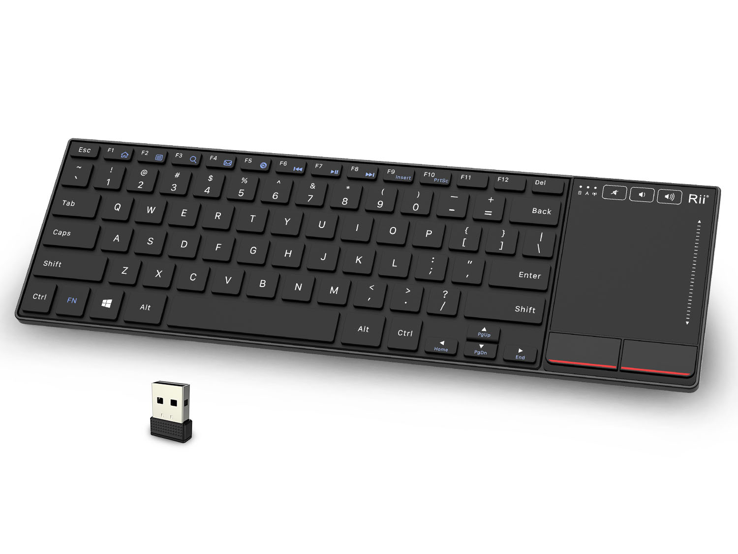 K22 Slim Wireless Keyboard With Touchpad
