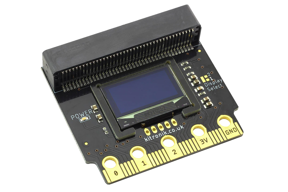 Kitronik :VIEW Graphics 128 OLED display 128x64 voor BBC micro:bit