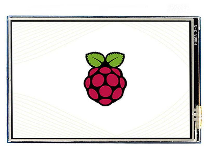 3.5inch RPi LCD, 480x320, IPS, Resistief Touchscreen