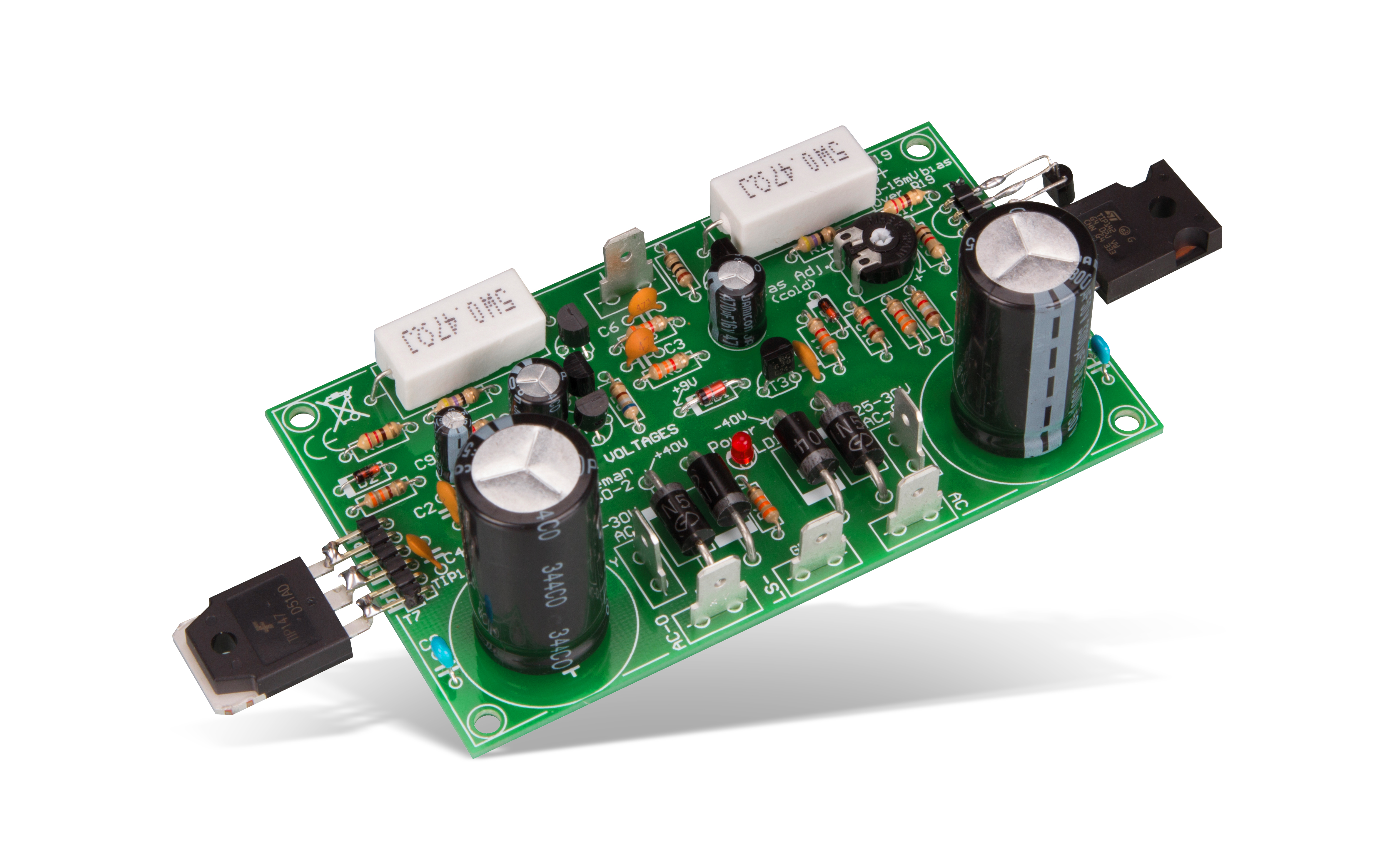 Discrete Vermogenversterker 200W - Soldeerkit