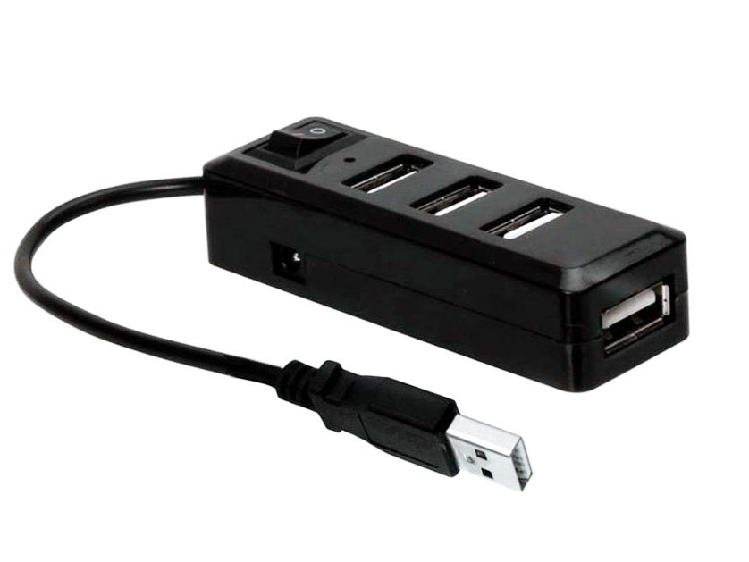 USB Mini Hub with Power Switch