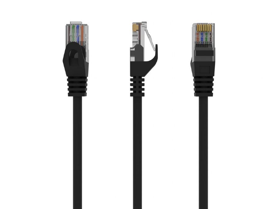 CAT6 netwerkkabel - Zwart - 3m