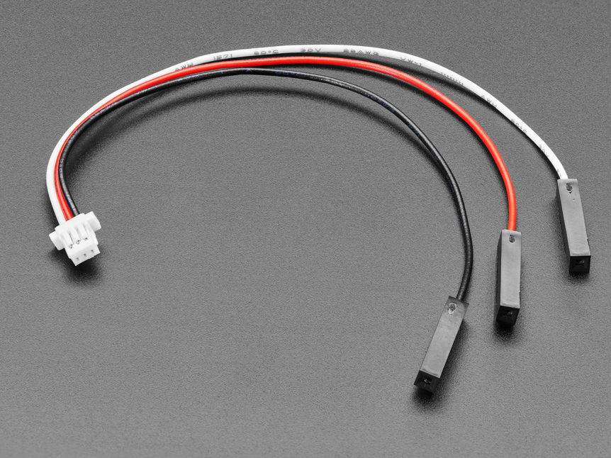JST SH 1mm Pitch 3 Pin naar Socket Headers Kabel - 100mm lang