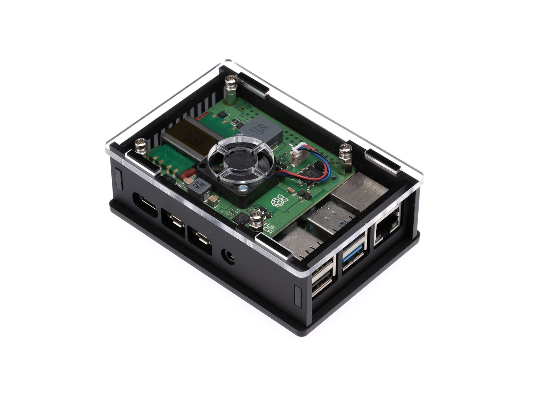 Unity V2 PoE Behuizing voor RPi 4