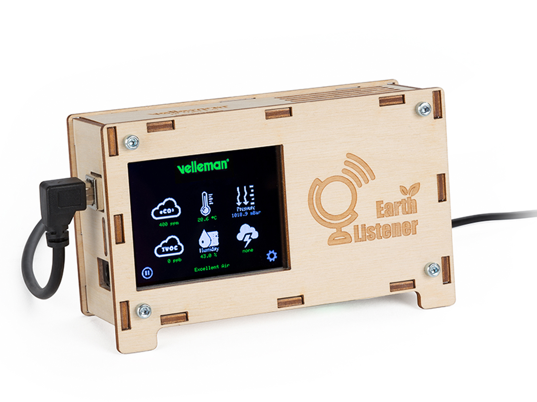 Earth Listener - Luchtkwaliteit Kit