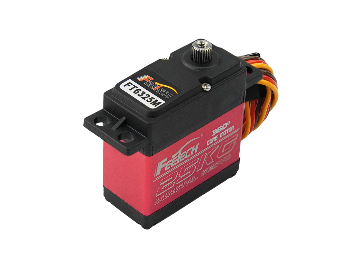 High Torque Waterproof Digital Servo with Magnetic Encoder (25KG, 360°, IP54)