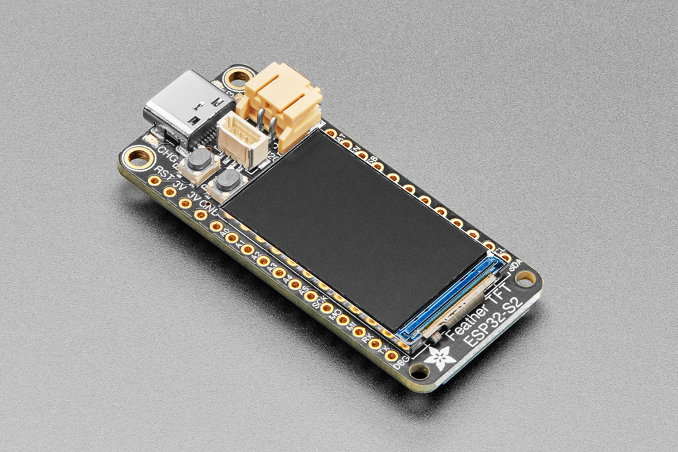 Adafruit ESP32-S2 TFT Feather - 4MB Flash, 2MB PSRAM, STEMMA QT