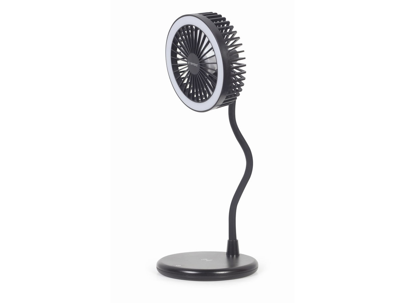 3-in-1 Bureaulamp met Draadloze Oplader en Ventilator