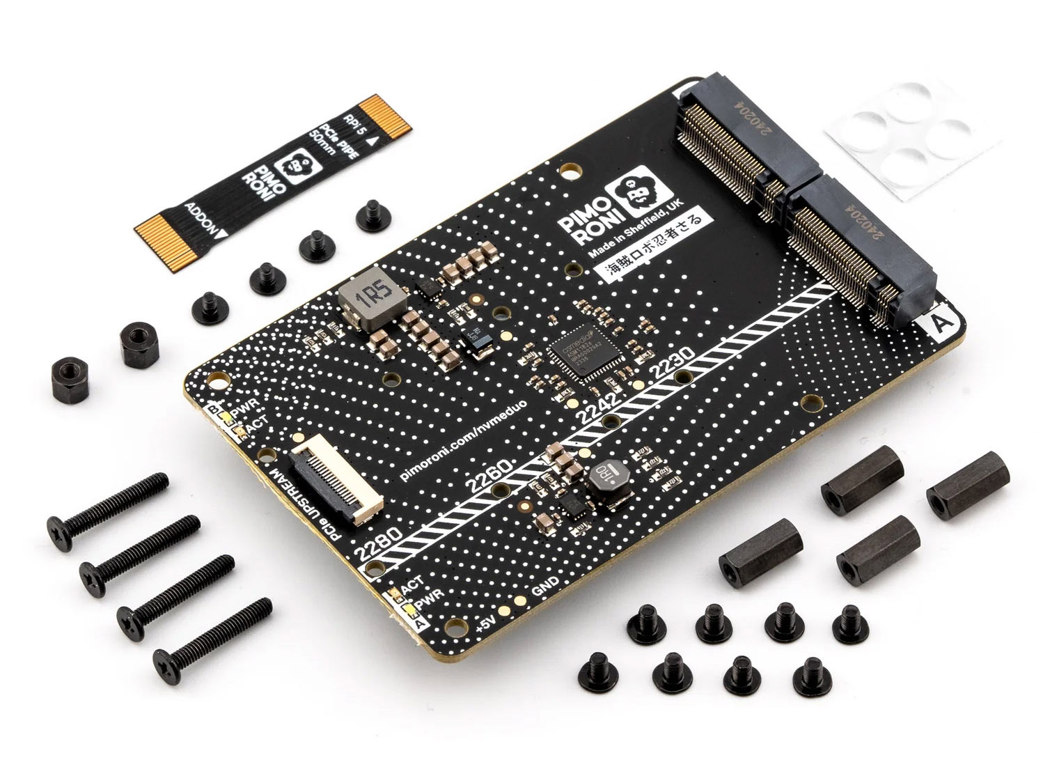 NVMe Base Duo voor Raspberry Pi 5