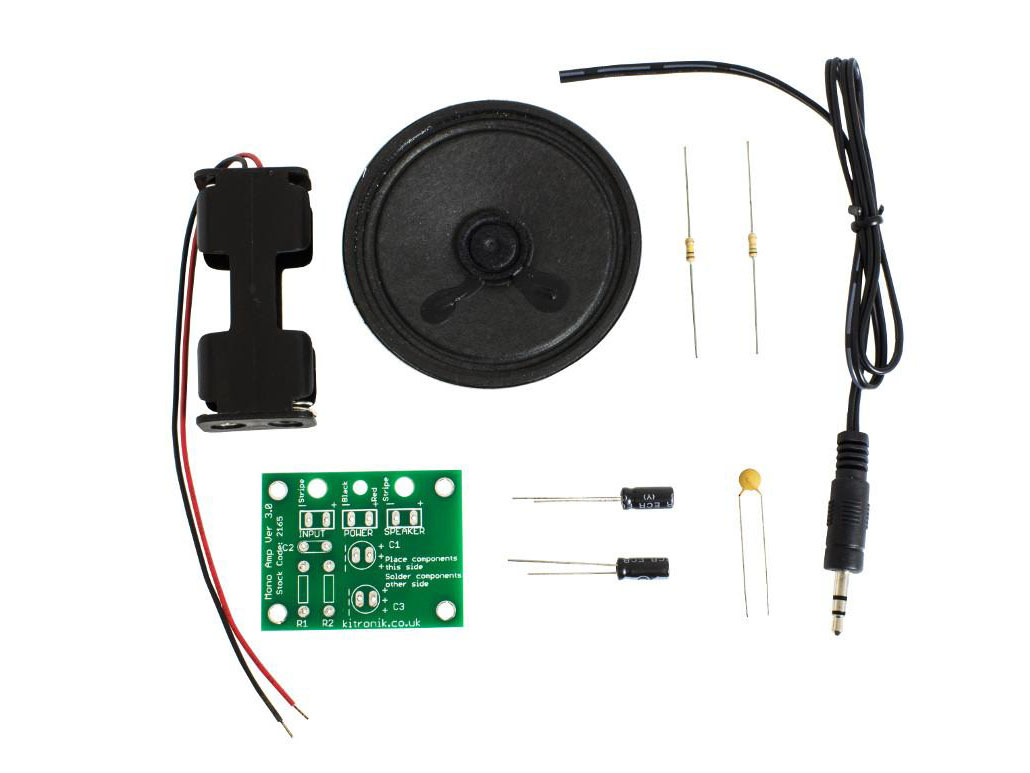 Kitronik Mono Amplifier Kit Version 3.0