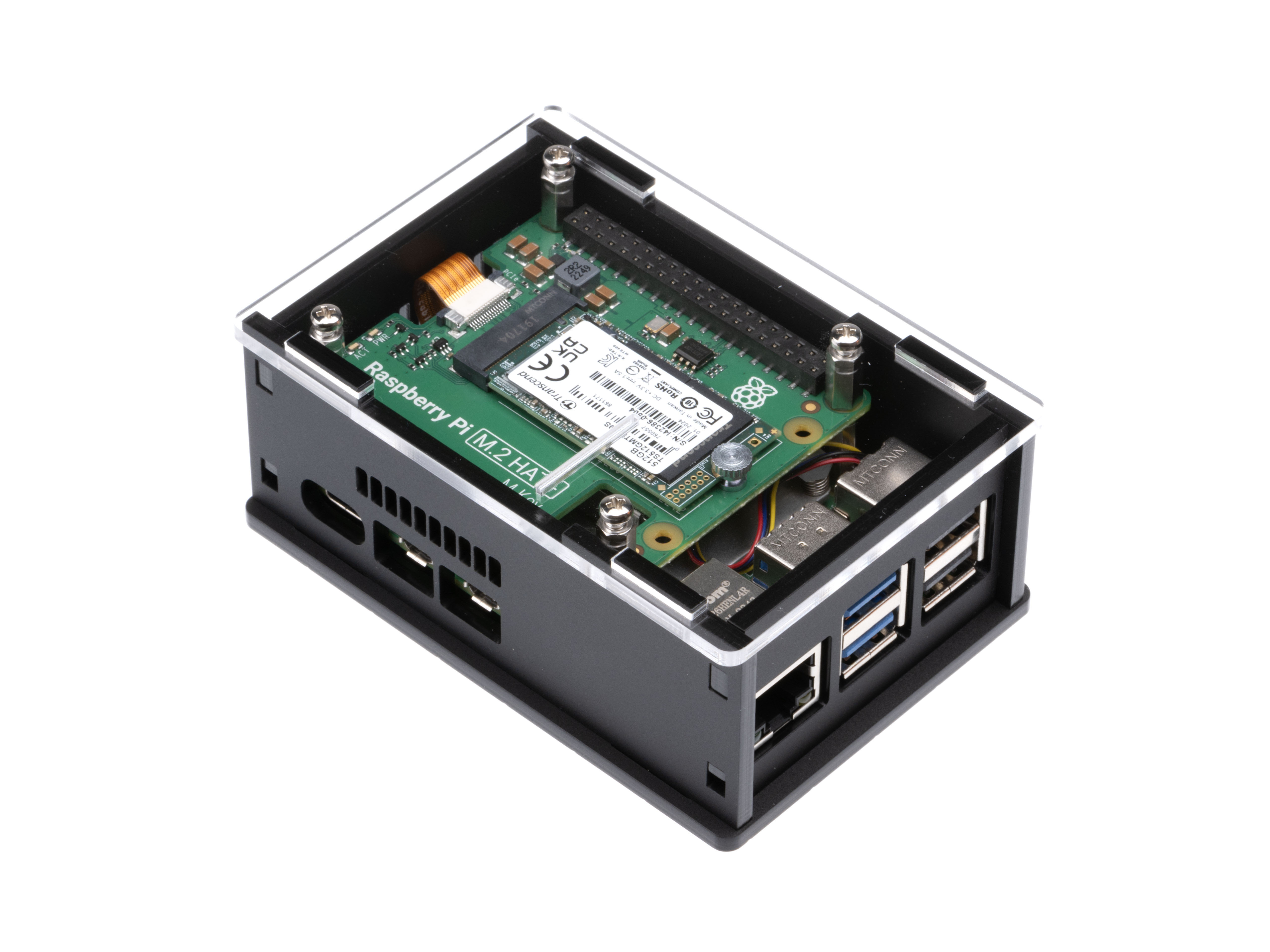 Unity V2 HAT behuizing voor RPi 5