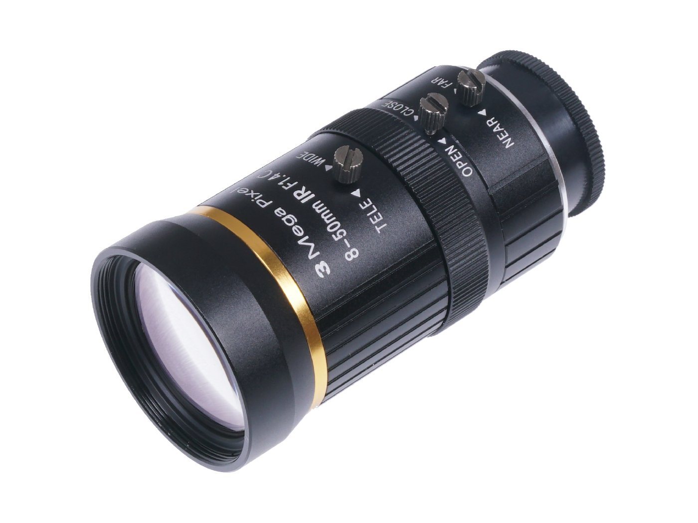 8-50mm 3MP Lens for RPi HQ Camera with C-Mount