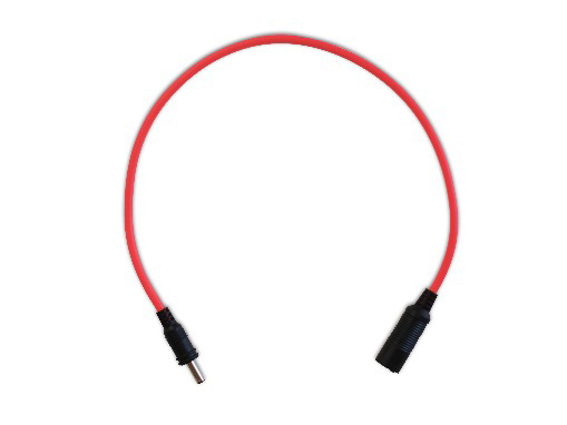 Male 3.5x1.1mm to female 3.5x1.1mm extension wire - 25cm