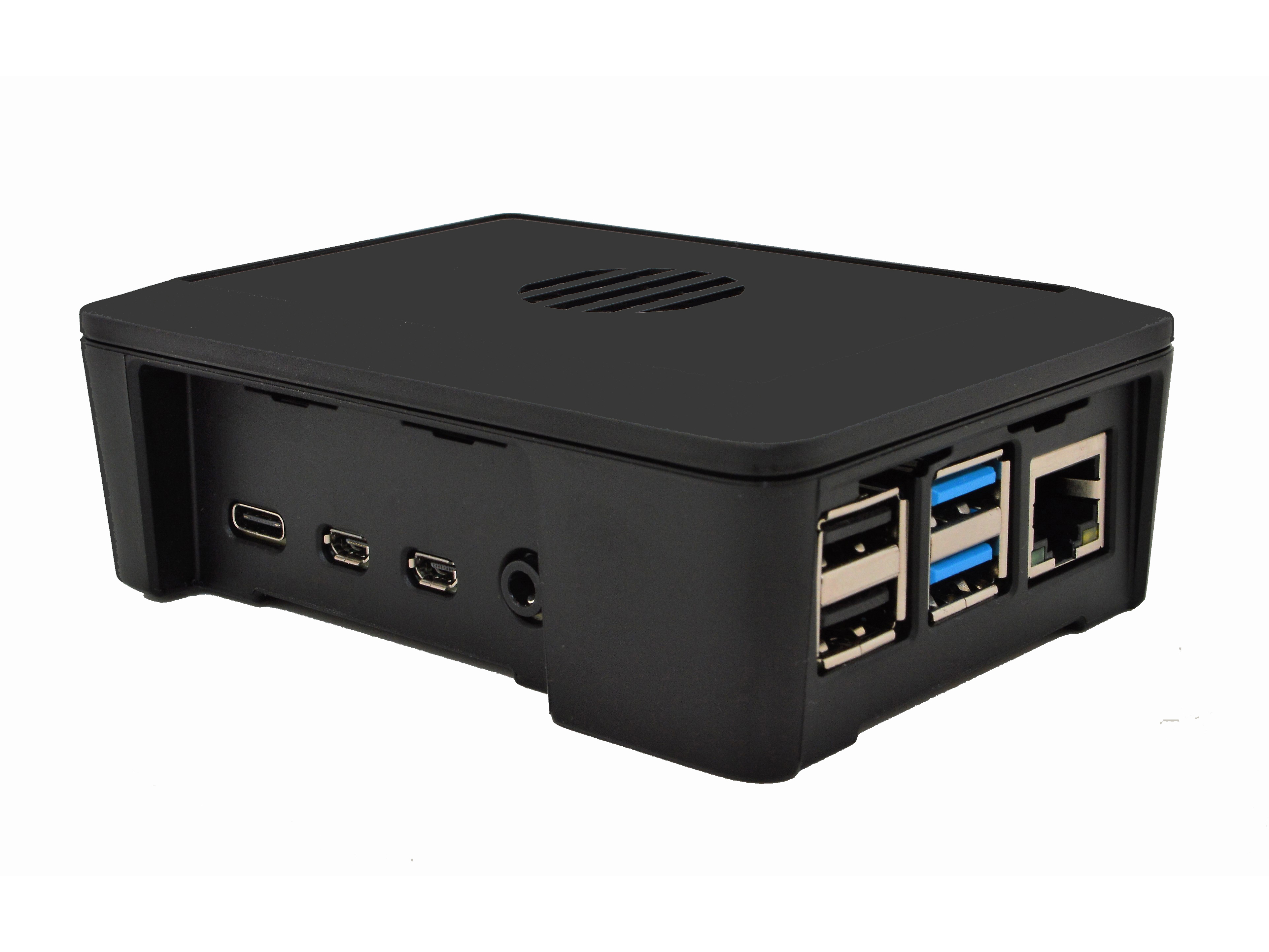 Cyntech Behuizing voor RPi 4B - Rubus Black
