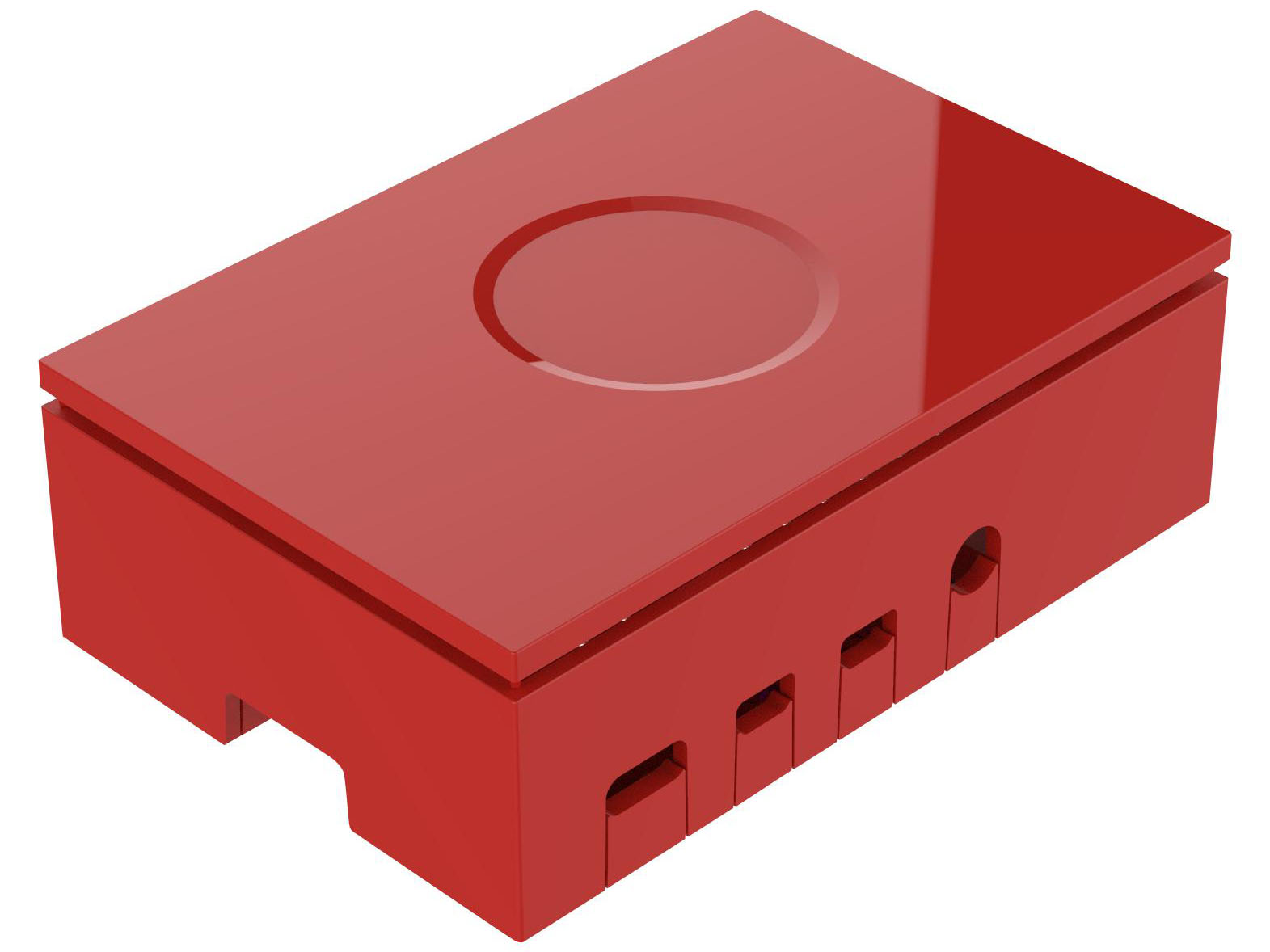 Multicomp Raspberry Pi 4 Behuizing - Rood