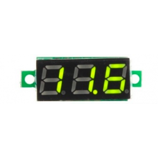 Mini 2.5-30VDC Spanningsmeter - Groen