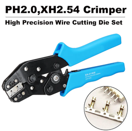 Self-adjusting Terminal Wire Cable Crimping Pliers (SN-01BM AWG28-20, Dupont, PH2.0, XH2.54, KF2510, JST, Molex, D-SUB)