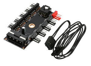 12V Fan Hub (PWM, 10-Way)